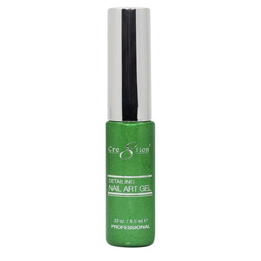 Cre8tion Detailing Nail Art Gel Striper - 29 Green Glitter / 0.33 oz.