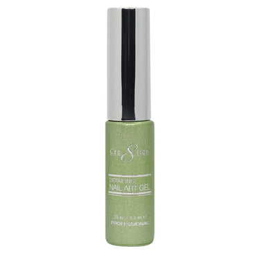 Cre8tion Detailing Nail Art Gel Striper - 40 Green Platinium / 0.33 oz.