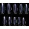 Cre8tion Nail Tips - #04 Short Almond - Clear / Divider Box of 600 Pieces