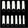 Cre8tion Nail Tips - #11 Long Straight - Natural / Divider Box of 550 Pieces