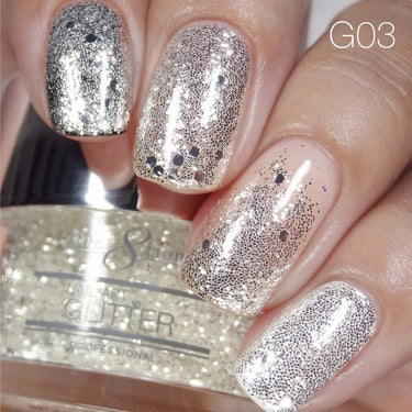 Cre8tion Professional Nail Art Glitter - Color 003 / 1 oz.