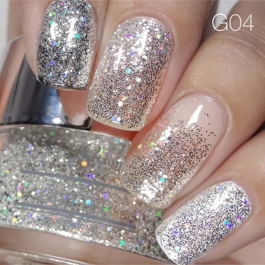 Cre8tion Professional Nail Art Glitter - Color 004 / 1 oz.