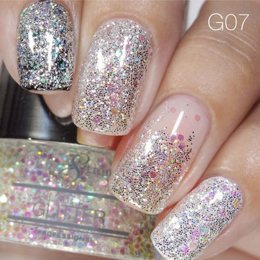 Cre8tion Professional Nail Art Glitter - Color 007 / 1 oz.