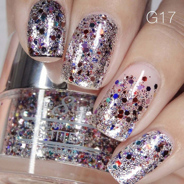 Cre8tion Professional Nail Art Glitter - Color 017 / 1 oz.