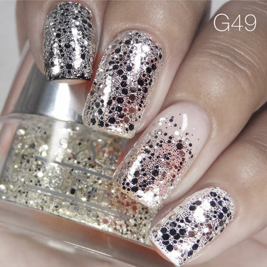 Cre8tion Professional Nail Art Glitter - Color 049 / 1 oz.