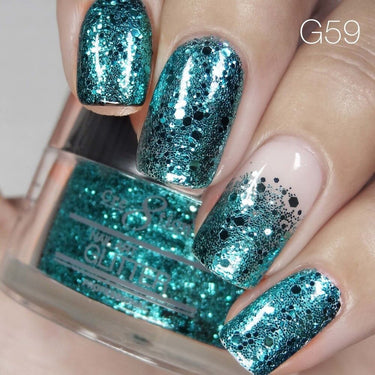 Cre8tion Professional Nail Art Glitter - Color 059 / 1 oz.