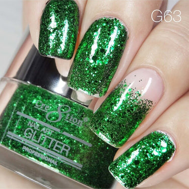 Cre8tion Professional Nail Art Glitter - Color 063 / 1 oz.