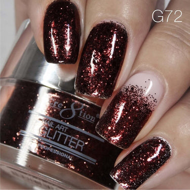 Cre8tion Professional Nail Art Glitter - Color 072 / 1 oz.