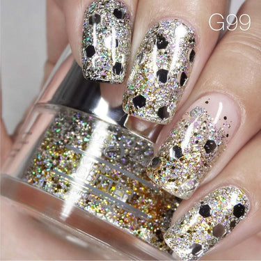 Cre8tion Professional Nail Art Glitter - Color 099 / 1 oz.
