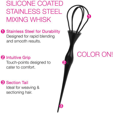 Cricket Color Cocktail Silicone Coated Stainless Steel Mixing Whisk