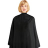 Cricket Lock Noir Haircutting Cape - Lightweight Cape Has an Innovative Adjustable Neck Closure For a Custom, Comfortable Fit With No Gaps