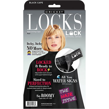 Cricket Noir Haircutting Cape (Lock Apparel Series)