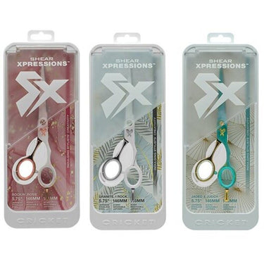Cricket Shear Xpressions 5.75" / Simply Marblelous Collection / 6 Piece Display