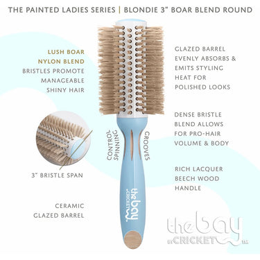 Cricket The Bay Blondie 3" Round Brush