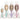 Cricket The Painted Ladies Paddle Brush Series / 12 Piece Display