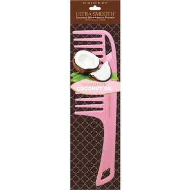 Cricket Ultra Smooth Coconut Detangler Comb Pink