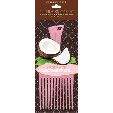 Cricket Ultra Smooth Coconut Pick Comb Pink