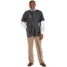 Crinkle Nylon Barber Jacket - Large by Scalpmaster