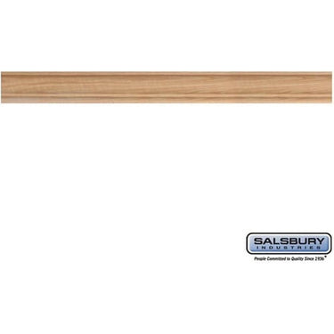 Crown Molding - for Solid Oak Executive Wood Lockers - Six (6) Foot Length with Straight Edges by Salsbury – Light by Salsbury