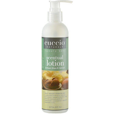 Cuccio Artisan Shea & Vetiver Scentual Lotion / 8 oz. - 237 mL.