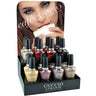 Cuccio Colour Nail Lacquer - Cafe Cuccio 16 Bottle Countertop Display