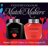 Cuccio Match Makers - Chillin In Chile Kit - 1 Nail Lacquer + 1 Matching Veneer Soak Off LED/UV Nail Colour / 0.43 oz. Each