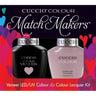 Cuccio Match Makers - Longing for London Kit - 1 Nail Lacquer + 1 Matching Veneer Soak Off LED/UV Nail Colour / 0.43 oz. Each