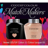 Cuccio Match Makers - Los Angeles Luscious Match Kit - 1 Nail Lacquer + 1 Matching Veneer Soak Off LED/UV Nail Colour / 0.43 oz. Each