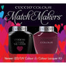 Cuccio Match Makers - Playing in Playa del Carmen Kit - 1 Nail Lacquer + 1 Matching Veneer Soak Off LED/UV Nail Colour / 0.43 oz. Each