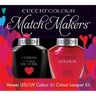 Cuccio Match Makers - Red Lights in Amsterdam Kit - 1 Nail Lacquer + 1 Matching Veneer Soak Off LED/UV Nail Colour / 0.43 oz. Each