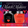 Cuccio Match Makers - Shaking My Morocco Kit - 1 Nail Lacquer + 1 Matching Veneer Soak Off LED/UV Nail Colour / 0.43 oz. Each