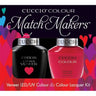 Cuccio Match Makers - Singapore Sling Kit - 1 Nail Lacquer + 1 Matching Veneer Soak Off LED/UV Nail Colour / 0.43 oz. Each