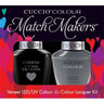 Cuccio Match Makers - Soaked In Seattle Kit - 1 Nail Lacquer + 1 Matching Veneer Soak Off LED/UV Nail Colour / 0.43 oz. Each