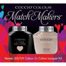 Cuccio Match Makers - Tel Aviv All About It Kit - 1 Nail Lacquer + 1 Matching Veneer Soak Off LED/UV Nail Colour / 0.43 oz. Each