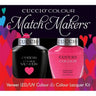 Cuccio Match Makers - Totally Tokyo Kit - 1 Nail Lacquer + 1 Matching Veneer Soak Off LED/UV Nail Colour / 0.43 oz. Each