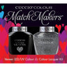 Cuccio Match Makers - Vegas Vixen Kit - 1 Nail Lacquer + 1 Matching Veneer Soak Off LED/UV Nail Colour / 0.43 oz. Each