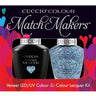 Cuccio Match Makers - Venice Beach Collection - A Star Is Born Kit - 1 Nail Lacquer + 1 Matching Veneer Soak Off LED/UV Nail Colour / 0.43 oz. Each