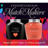 Cuccio Match Makers - Venice Beach Collection - California Dreamin Kit - 1 Nail Lacquer + 1 Matching Veneer Soak Off LED/UV Nail Colour / 0.43 oz. Each