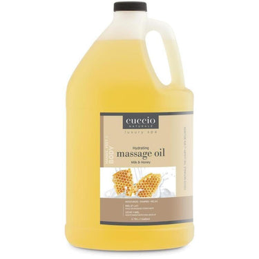 Cuccio Naturale Massage Oil - Milk & Honey / 1 Gallon - 3.78 Liters