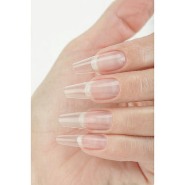 Cuccio Pro - Coffin Shape - Full Coverage Nail Tips - Sizes 1-10, 10 of Each Size (100 pack) + Traditional Nail Glue