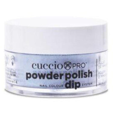 Cuccio Pro - Powder Polish Nail Colour Dip System -Blue with Blue Mica / 0.5 oz.