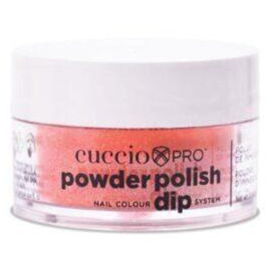 Cuccio Pro - Powder Polish Nail Colour Dip System -Orange with Gold Mica / 0.5 oz.