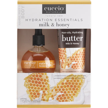 Cuccio Soothing & Moisturizing Hydrating Essentials Kit - Milk & Honey