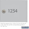 Custom Door Engraving - Black Filled - for Aluminum Cell Phone Storage Locker Door by Salsbury – Black Filled by Salsbury