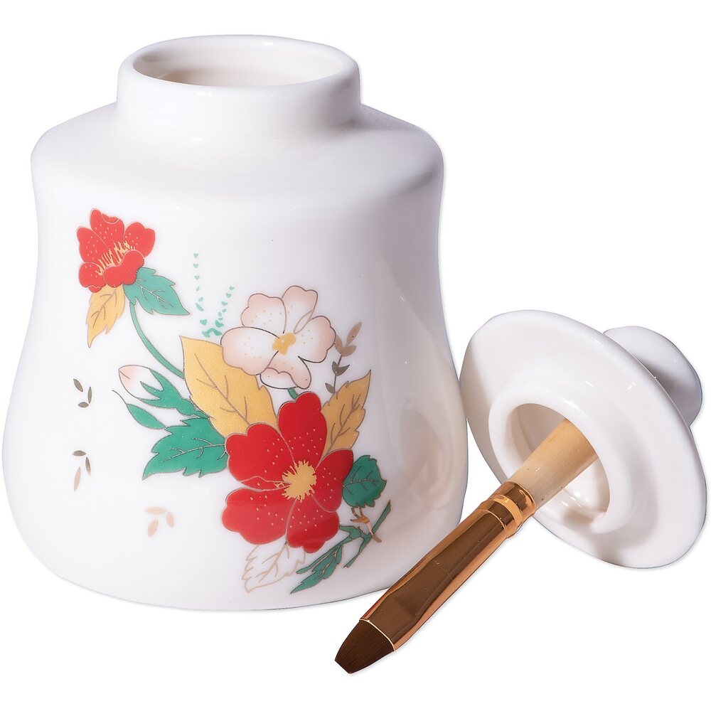 Cuticle Oil Jar with Brush by DL Pro Pure Spa Direct