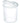 Cylinder Container with Flip Top Lid - Clear - 25 oz. / Case of 40 Containers