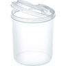 Cylinder Container with Flip Top Lid - Clear - 25 oz. / Case of 40 Containers