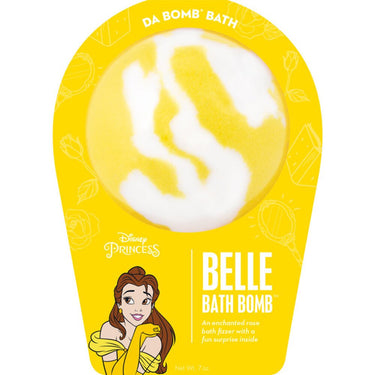 Da Bomb Bath Bomb Disney Princess - BELLE BATH BOMB - An Enchanted Rose Bath Fizzer with a Fun Suprise Inside! / 7 oz. - 2.75" Diameter