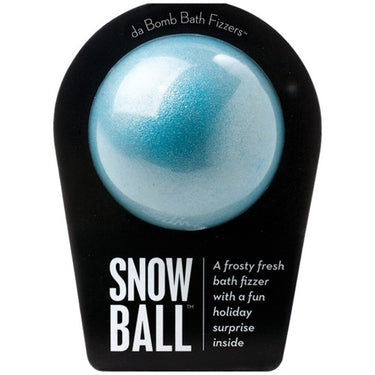 Da Bomb Bath Bomb - SNOW BALL BOMB - A Frosty Fresh Bath Fizzer with a Fun Holiday Suprise Inside! / 7 oz. - 2.75" Diameter