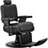 Dalton Modern Barber Chair / Black with Matte Black Frame by Hans Equipment